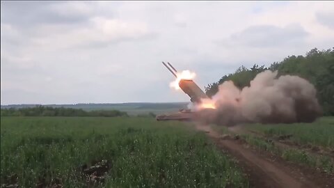 Terrifying! Russia’s TOS-1A Unleashes 24 Rockets—Ukraine Defenses Gone in Seconds!