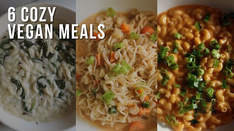 6 Quick Vegan Comfort Food for Stressful Days