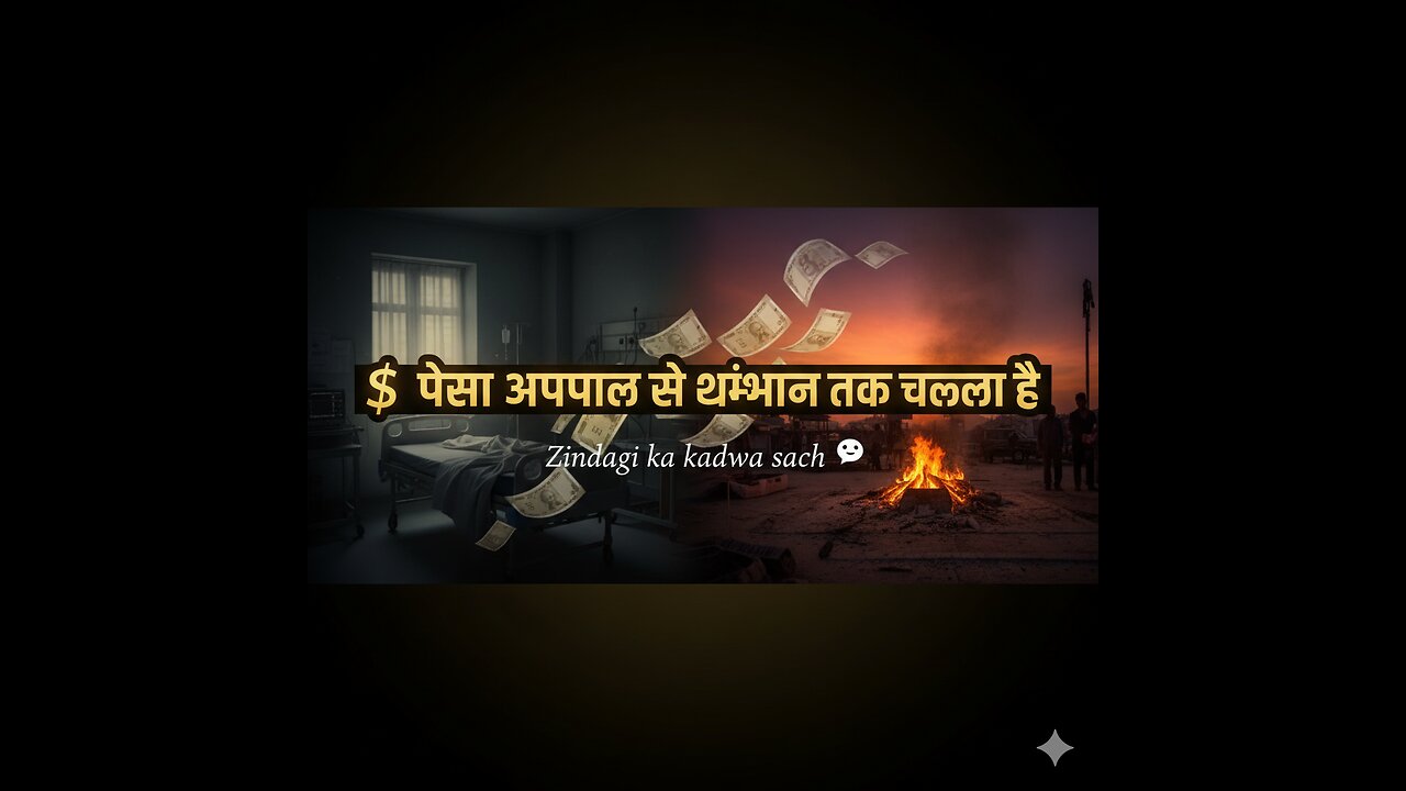 Paisa Aspataal Se Shamshan Tak Chalta Hai | Zindagi Ka Kadwa Sach 💭 | Life Reality Video