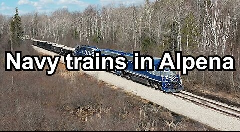 Navy trains in Alpena