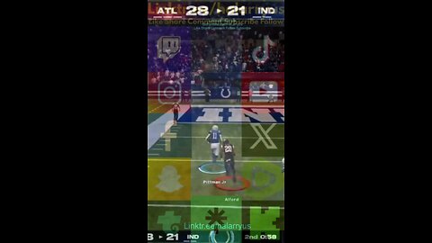 Tied IND 28 vs ATL 28 #AllMadden #Madden25 #NFLmadden #madden