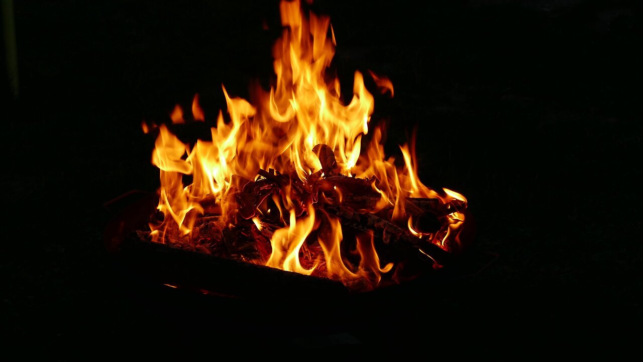 The sound of a wood fire. The sound of nature. ASMR