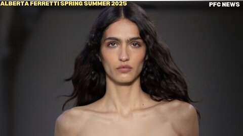 Isis Fashion Show 2025 | Alberta Ferretti Spring Summer 2025 | Milan Fashion Week| Ethereal Elegance