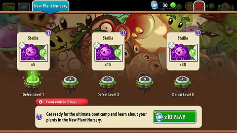 Plants vs Zombies 2 - Plant Nursery - Stallia - August 2025