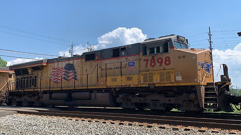 Union Pacific Tanker Train led by 8124 and 7898