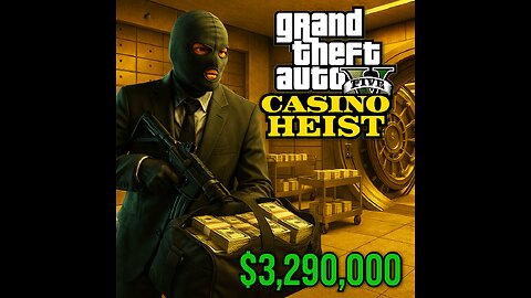 "Stealing $3.2M: An Insane Casino Heist in GTA V!"