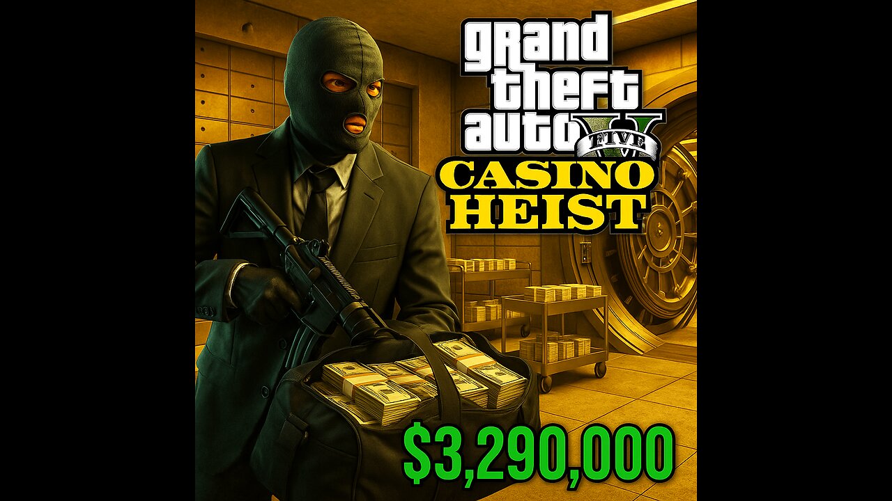 "Stealing $3.2M: An Insane Casino Heist in GTA V!"
