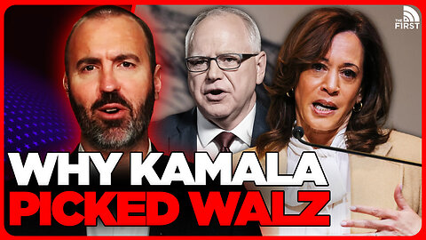 Watch Tim Walz Admit The REAL Reason Kamala Picked Him As VP
