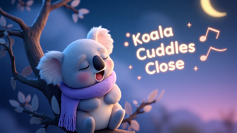 Koala Cuddles Close 🐨 Soft Bedtime Song for Kids | Mellow Monday