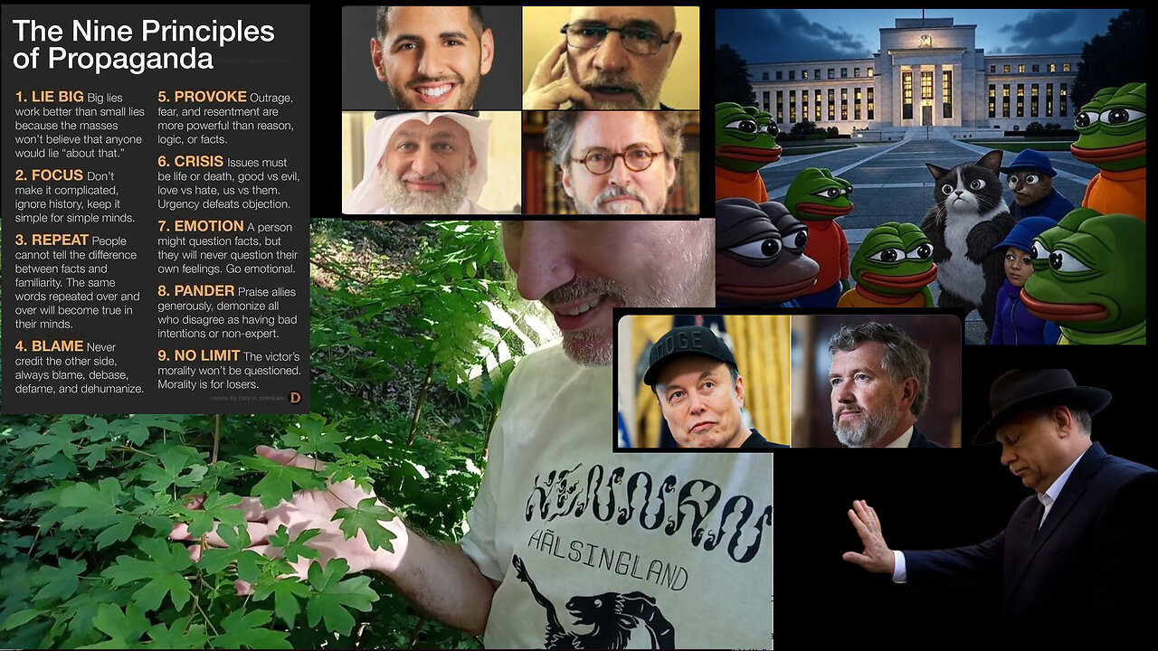 Rectal coconut. Memes against The Fed. CBDC against debanking. False Muslims. Vile child murderers