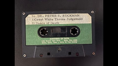 The Great White Throne Judgement - Dr. Peter Ruckman