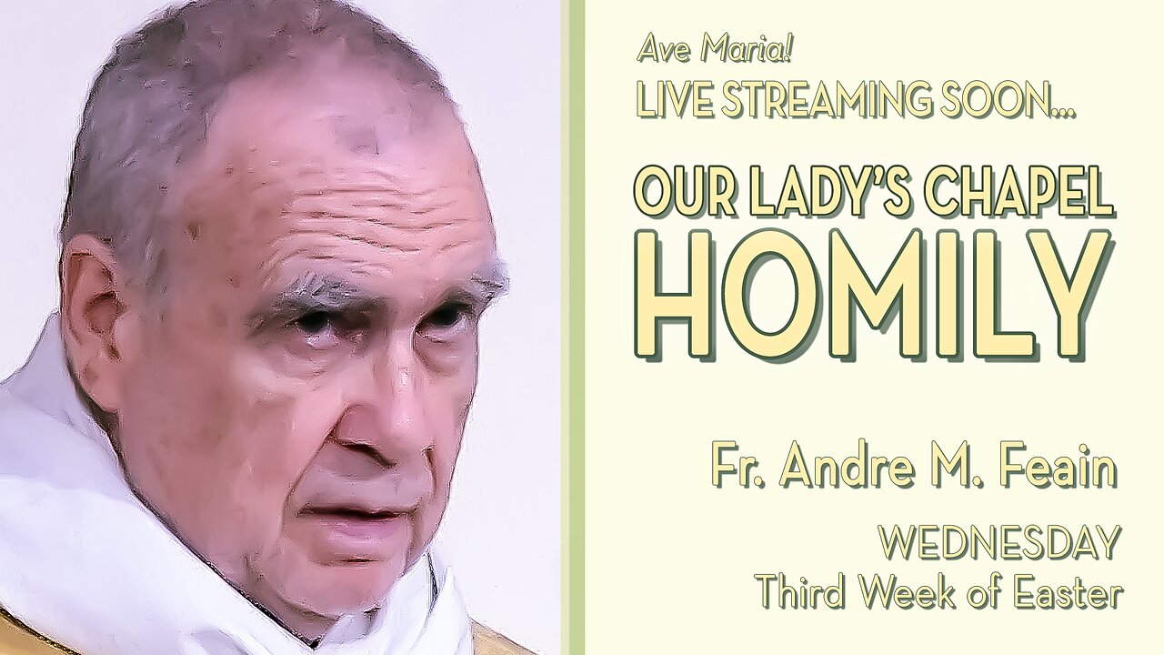 Wednesday of the Third Week of Easter - May 7, 2025 - OLC HOMILY
