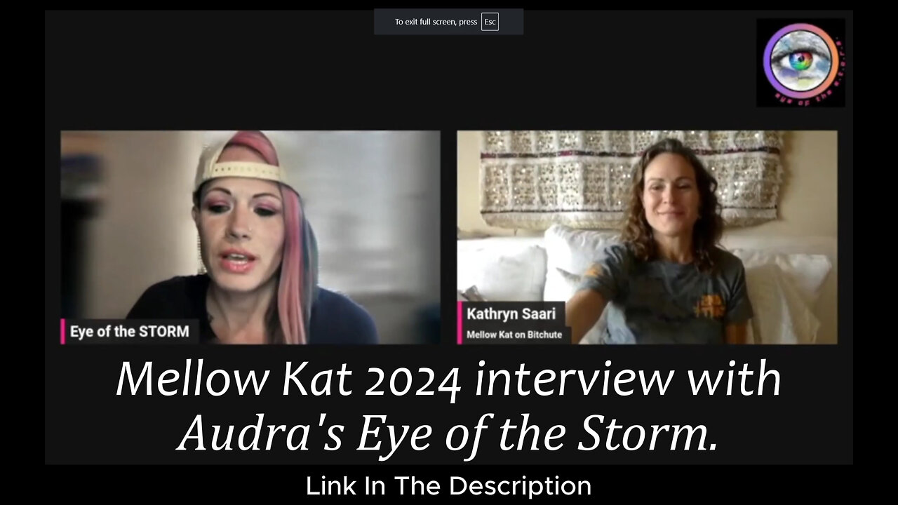 Mellow Kat 2024 interview with Audra's Eye of the Storm.