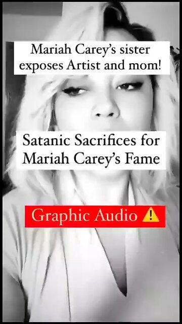 Mariah Carey’s Sister Exposing Her & Her Mom For Child Sacrifices