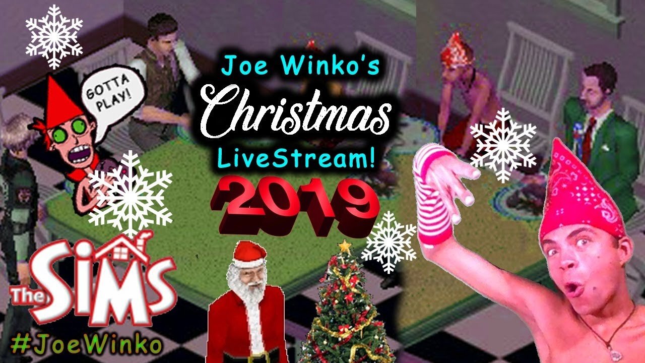 A Sims 1 Chrsitmas with Joe Winko! (Dec 25th 2019) - Joe Winko