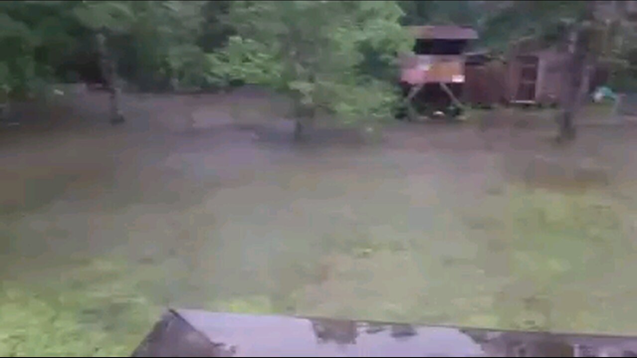 Hurricane Harvey Flood Waters - Back portion of 5 acres has a lower elevation. 10' of rainwater!