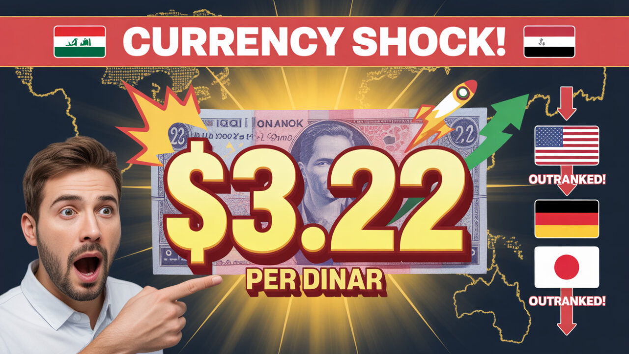 Iraq's Currency Shock: How $3.22 per Dinar Could Outrank Developed Nations Today! 💥 IQD Today News