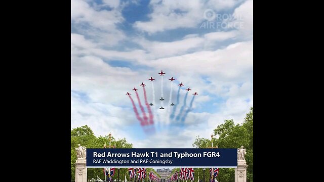 RAF aircraft will take to the skies above London and over Buckingham Palace to celebrate 80 years.