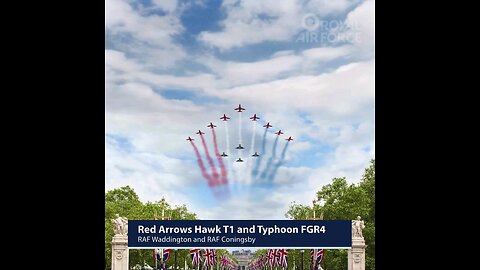 RAF aircraft will take to the skies above London and over Buckingham Palace to celebrate 80 years.