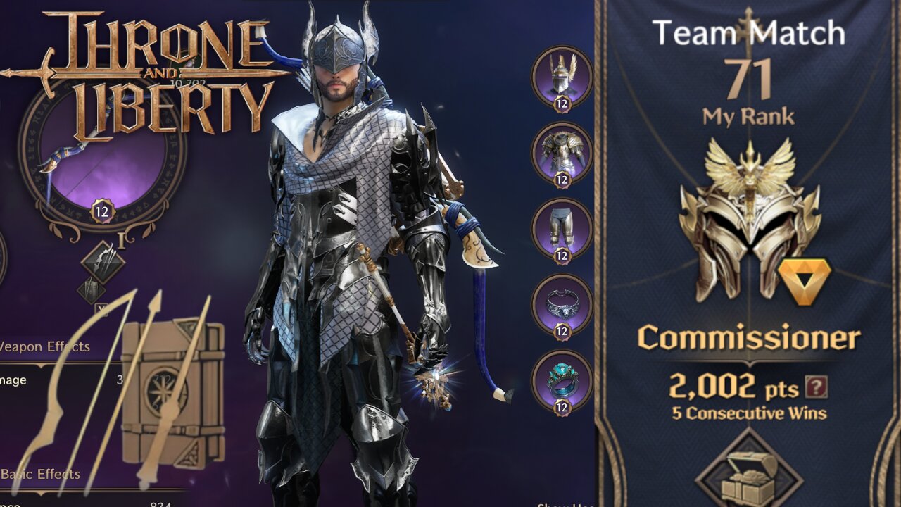 2000+ Arena Seeker PvP - Throne and Liberty