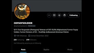 OEFSOFSOLDIER - 9/11 Pentagon First Responder