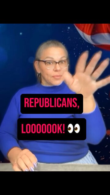 Republicans, Loooook! 👀 #signlanguage #talk #asl #knowledge