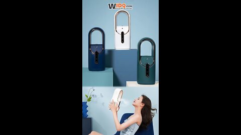🎐 Stay Cool Anywhere with This 2-in-1 Bladeless Fan + Humidifier! 💨