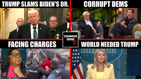 Trump Blasts Biden's Dr. | Bernie Admits Dems Corrupt | Dem Rep. Charged | The World Needed Trump