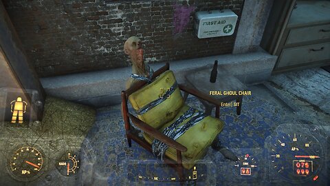 They have a ghoul chair!! (Fallout 4)