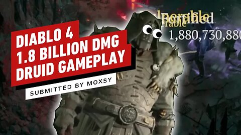 Diablo 4 - 1.8 Billion Damage Druid Build from Moxsy