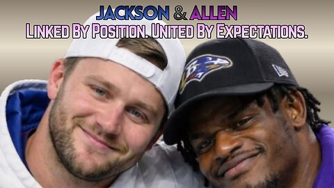 Josh Allen and Lamar Jackson: Forever Linked #joshallen #lamarjackson #nflplayoffs #godiseternal
