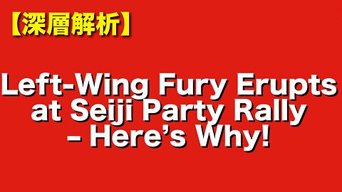 What Happened at the Shinjuku Rally: A Party Insider Speaks（新宿南口の参政党街宣で左派アンチが過激化した理由？内部告発者が語る党内事情の裏側）