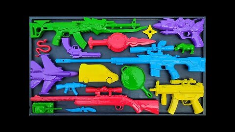 Cleaning Nerf Shotgun, AK47, Sniper Rifle, Glock Pistol, M16, Sniper Nerf EPS 04 Part 5