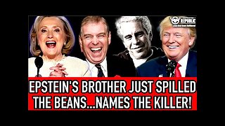 Epstein’s Brother Just Spilled The Beans…Names The Killer!