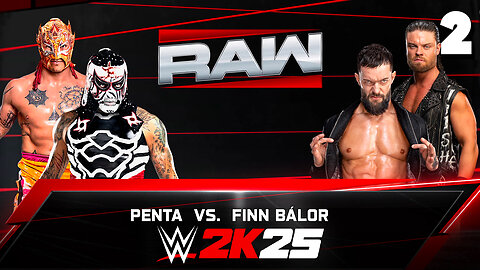 WWE 2K25 Raw September 1st 2025 - Match 2: Zero Miedo!