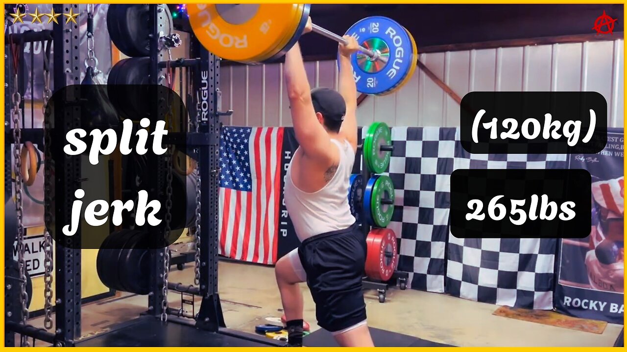 265lbs (120kg) Raw Split Jerk