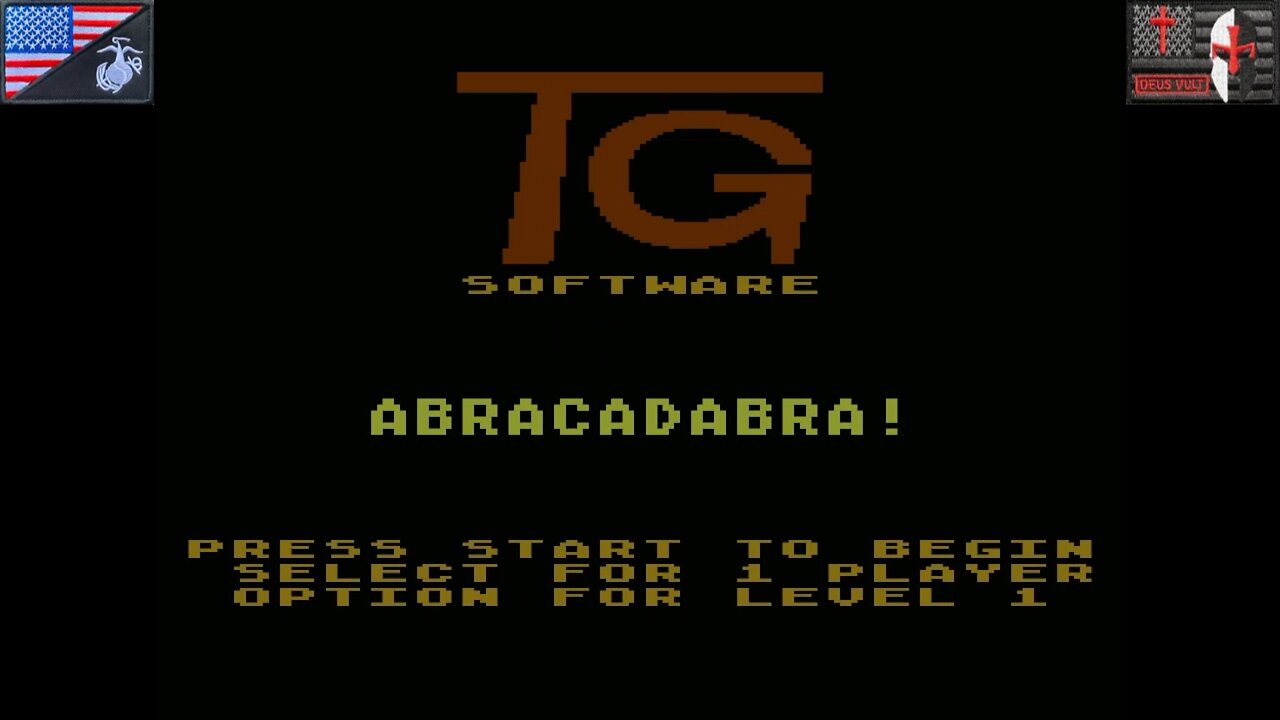 Abracadabra! (Atari 800 - Attract Mode) [NA Version]