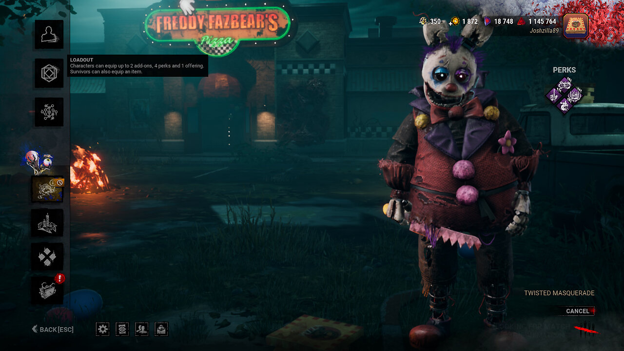 (DBD) Twisted Masquerade Matches 07-07-25