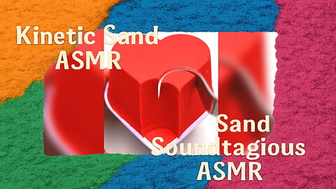 Satisfying Heart Cut & Poke 4 – Kinetic Sand ASMR