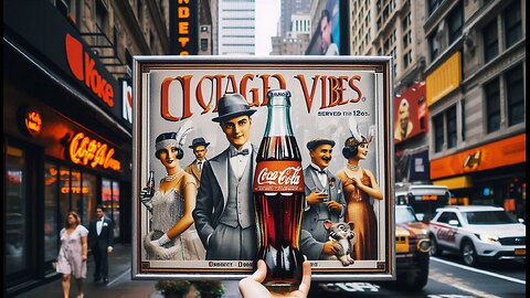 Vintage Vibes: Coke Served the 1920s Way in NYC!