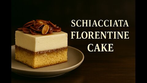 FlavorVille Schiacciata Fiorentina | Florentine Carnival Cake