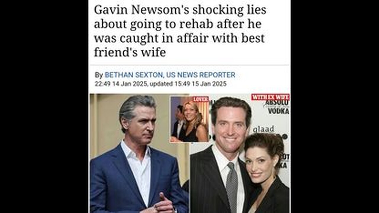 DID YOU KNOW ABOUT GAVIN NEWSOM AND HIS DRINKING PROBLEM MELTDOWNS⁉️