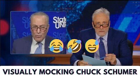 DEMOCRATIC MADNESS!! [PART. 2] THE DAILY SHOW LOSES IT OVER CHUCK SCHUMER!!!