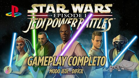 Star Wars: Jedi Power Battles #gameplay completo - Modo Difícil
