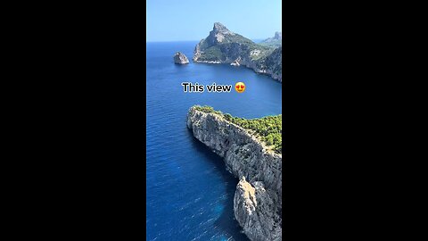 Breathtaking view from Cap de Formentor, Mallorca 🇪🇸🏝️