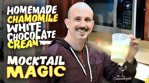 ✨ Homemade Chamomile White Chocolate Cream | Mocktail Magic ✨