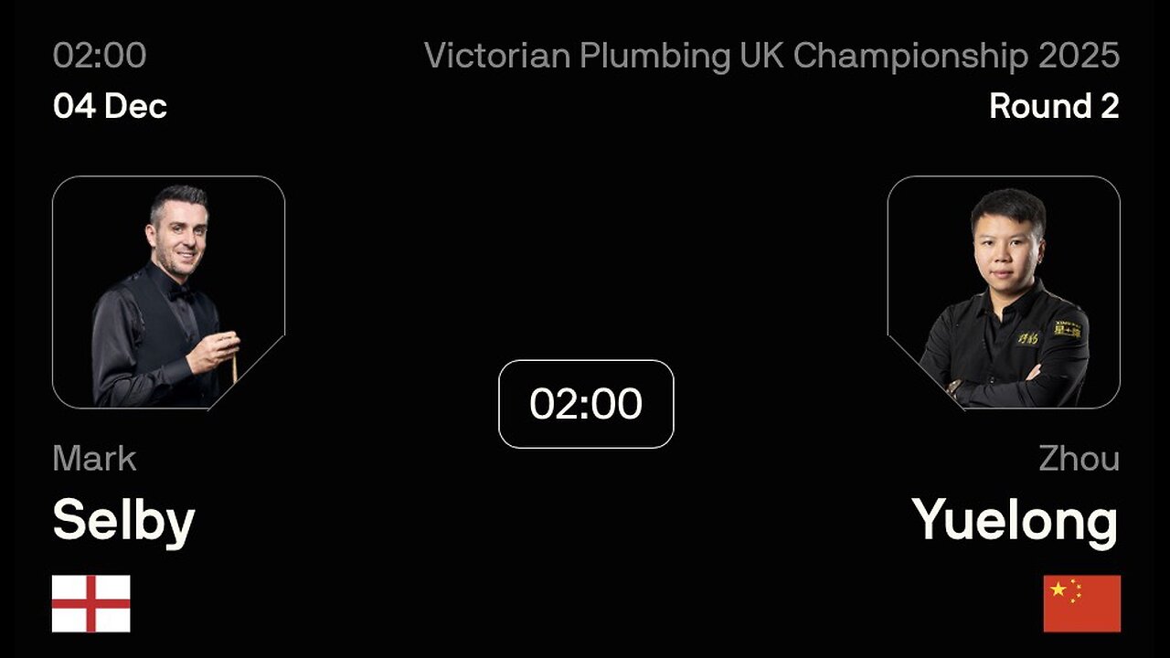 🔴 ถ่ายทอดสดสนุกเกอร์ 🏴󠁧󠁢󠁥󠁮󠁧󠁿 มาร์ค เซลบี้ VS โจว เย่หลง 🇨🇳 ศึก ยูเค แชมเปี้ยนชิพ