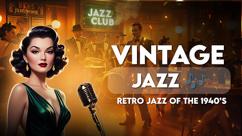 Jazz from the 1940s, vintage style