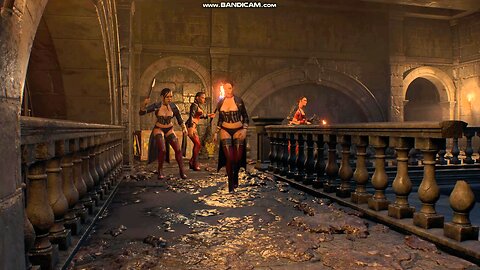Ada Wong goes undercover in Salazar's Castle controlled by Catalonian Misandrists in RE4 (Machinima)