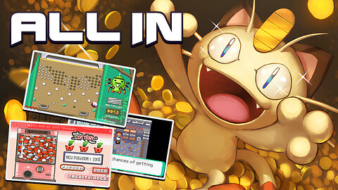 Pokemon All In - GBA ROM Hack, fun game with Arcades, Game Corners in every town, gacha machines
